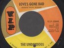 The Underdogs Love's Gone Bad Garage Psych 45 VIP HEAR