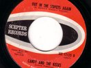CANDY AND THE KISSES 45 OUT IN THE STREETS AGAIN