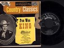 COUNTRY 45 EP Pee Wee King COUNTRY CLASSICS RCA double