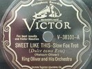 45) 78 RPM KING OLIVER and His ORCHESTRA VICTOR V-38101