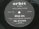 THE MYSTRYS Record 45- WITCH GIRL Oz Beat PROMO - RARE