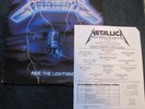 Metallica Ride The Lightning lp slayer