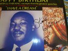 Stevie Wonder. Signed. Autographed.'Happy birthday' 12