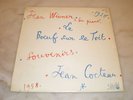 COLUMBIA STX 127/ BOEUF SUR LE TOIT/JEAN WIENER/COCTEAU