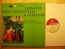 Bach TORTELIER & VEYRON-LACROIX Erato STE 50166 NM