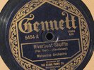 Wolverine Orchestra 78 rpm on Gennett Riverboat Shuffle