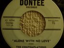 Contemplations, Alone With No Love, Dontee # 101, vg