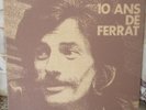Coffret vinyle 10 ans Jean Ferrat (10 vinyles)