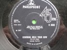 Adam Faith Cowman .Milk Your Cow Parlophone 1967