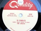 THE CRESTS 16 CANDLES / BESIDE YOU QUALITY/COED 506 58