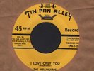 DOOWOP 45 Melloharps LOVE ONLY YOU on TIN PAN ALLEY 145