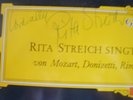 RITA STREICH   DGG RED STEREO  SIGNED