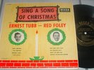ERNEST TUBB RED FOLEY RARE 10 INCH DECCA LP SING A SONG
