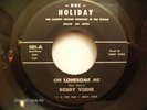 BOBBY VERNE, OH LONESOME ME, ROCKABILLY 45 1962