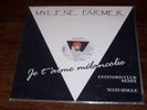 mylene farmer maxi 45 tour rare je t'aime melancolie