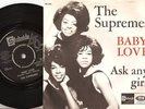 THE SUPREMES  BABY LOVE  DANISH 45+PS 1964 R&B SOUL MOD