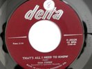 SAM COOKE I DON'T WANT TO CRY / THAT'S ALL I NEED NM-