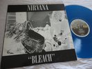 NIRVANA  Bleach- OZ BLUE VINYL- Rare Waterfront Label