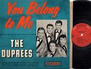 DOOWOP LP The Duprees YOU BELONG TO ME Coed RARE