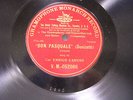 RARE ENRICO CARUSO RED G&T 78 RPM RECORD 12 INCH