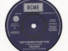 THAT'S THE WAY IT'S GOT TO BE - THE POETS (MINT, UNPLAY
