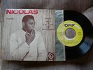 NICOLAS chante FERRAT EP45 252120 DISQUE D M F DEDICACE