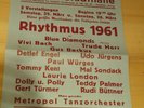 UDO JÜRGENS PAUL WÜRGES VIVI BACH - PLAKAT WIEN 1961