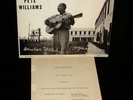 Robert Pete Williams LP Angola Prisoners Blues '59 book