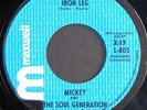 MICKEY & THE SOUL GENERATION Iron Leg FUNK 45 nm LISTEN