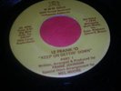rare funk modern soul 45 LE FRANK ' O keep on getting