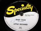 78 RPM Record Little Richard Baby Face & Never Let Go