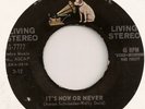 ELVIS PRESLEY: NOW OR NEVER *Rare LIVING STEREO 45 RPM