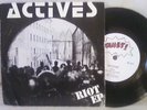 ACTIVES riot ep PUNK OI KBD RARE CRASS