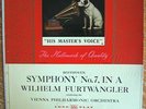 Furtwangler:Beethoven Sym7 His Master's Voice LHMV-1008