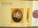 BELVEDERE 2 LP's WEBER PIANO SONATAS JANINE  DACOSTA