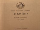 Bach 30 Goldberg Variations - Landowska - HMV 78 RPM