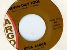 etta james - seven day fool - argo 5402 - soul 45