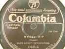 34)  78rpm   BLUE RIBBON SYNCOPATORS   COLUMBIA 14235-D