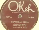 39) 78rpm    CHAS. CREATH'S JAZZ-O-MANIACS    OKEH 8257