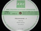 FOLKWEAVE Ralph McTell 1977 live     BBC Transcription