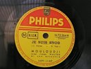 Mouloudji Boris Vian Je suis Snob Philips 78T