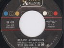 R&B Popcorn 45-Marv Johnson-With All That's In Me-Hear