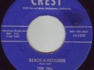 ROCKABILLY ORIGINAL TOM TALL*STACK-A-RECORDS*CREST 1958