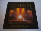 Queen - Hammer To Fall 1984 UK 45 WITHDRAWN SLEEVE