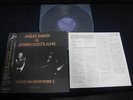 Miles Davis and John Coltrane Live in New York Japan Vinyl LP Bill Evans