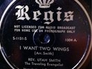 REV UTAH SMITH REGIS 1004 GOSPEL BLUES 78RPM E- R CRUMB