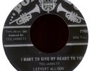 Leevert Allison on Poncello Northern Soul 45 Hear