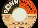 70's X-over Soul BILLY PERRY cant let you go RONN hear
