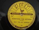 R&B /BLUES- BILLY THE KID EMERSON - SUN 78 RPM- LISTEN