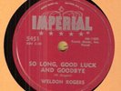 ROCKABILLY  78  WELDON ROGERS 